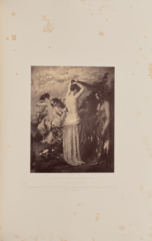 Caldesi & Montecchi:The Toilette, by W. Etty, R.A., Poster Print Wall Art