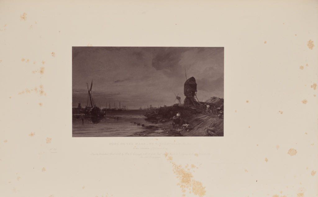 Caldesi & Montecchi:Dort on the Maas, by C. Stanfield, R.A., Poster Print Wall Art