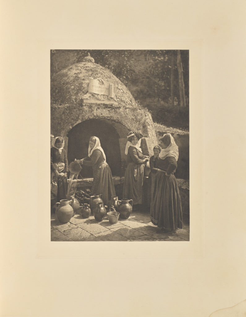 Frédéric Boissonnas:Le puits de Gastouri à Corfou, Poster Print Wall Art
