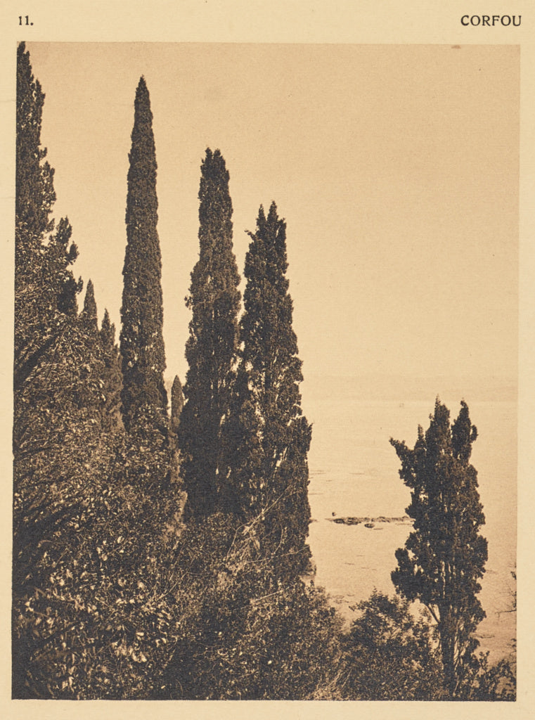 Frédéric Boissonnas:Corfou, Poster Print Wall Art