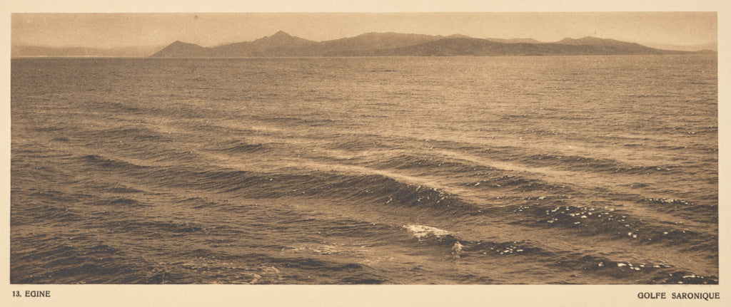 Frédéric Boissonnas:Egine. Golfe Saronique, Poster Print Wall Art