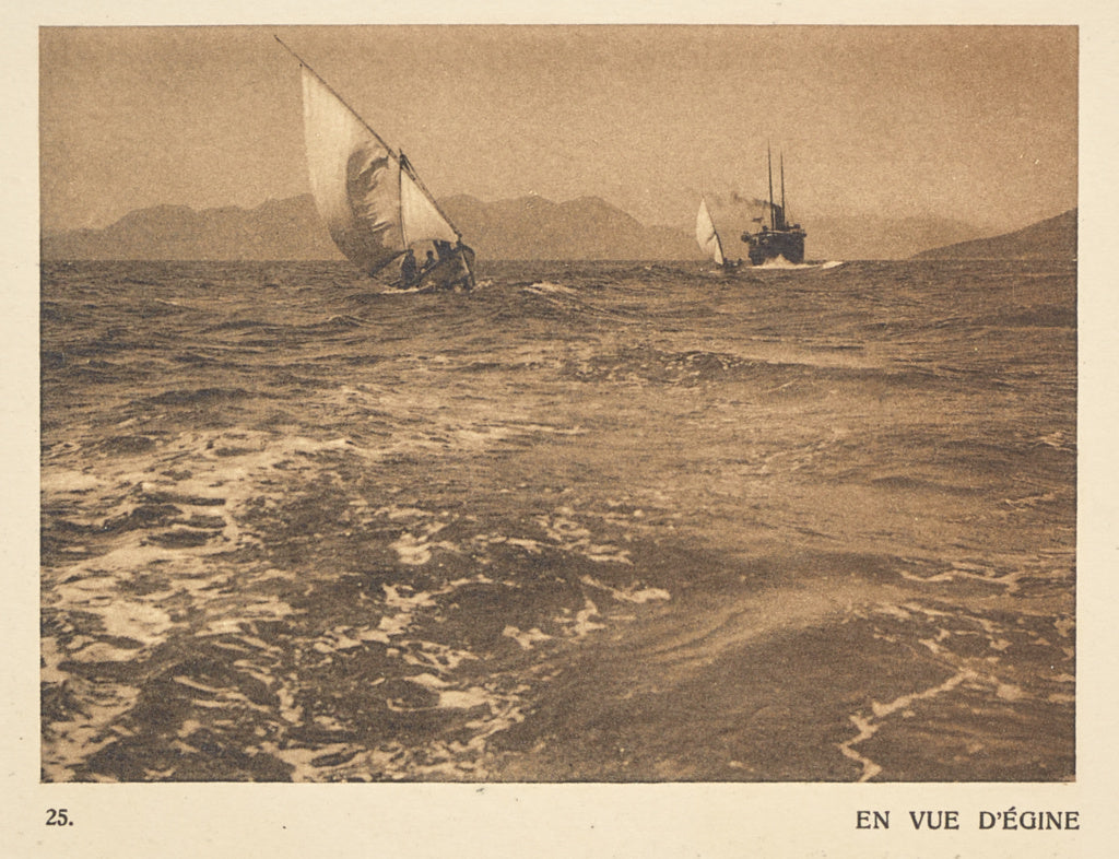 Frédéric Boissonnas:En vue d'Egine, Poster Print Wall Art