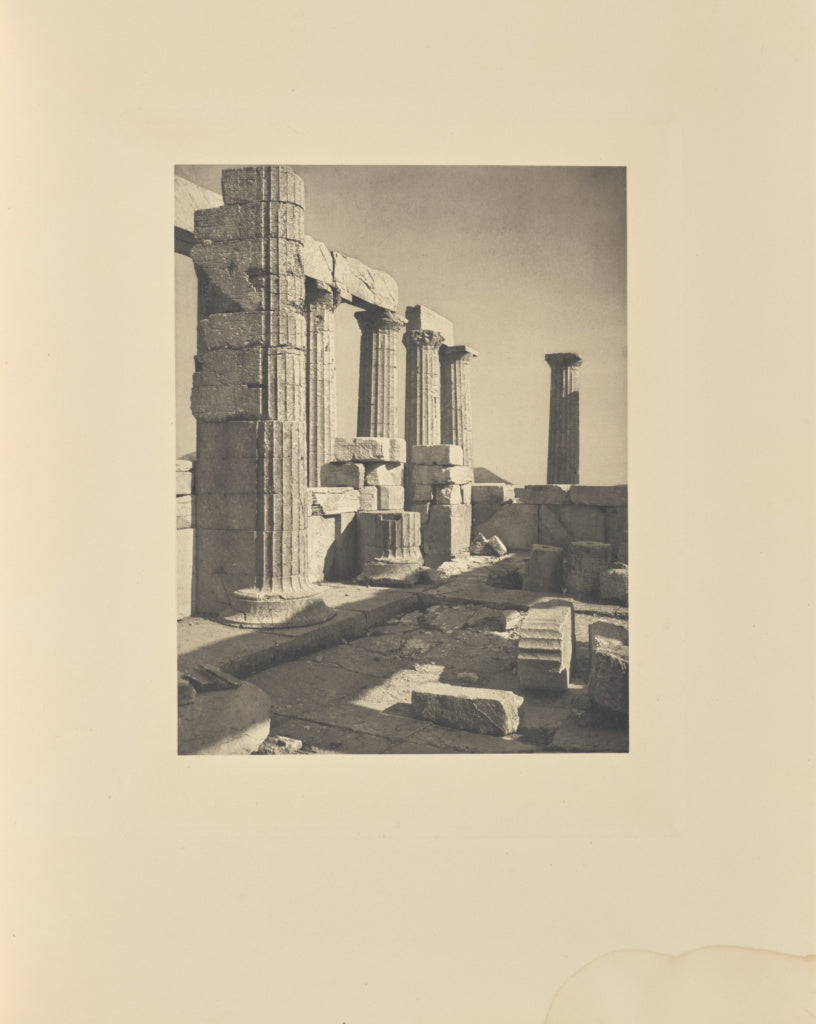 Frédéric Boissonnas:Le temple d'Apollon à Phigalie, Poster Print Wall Art