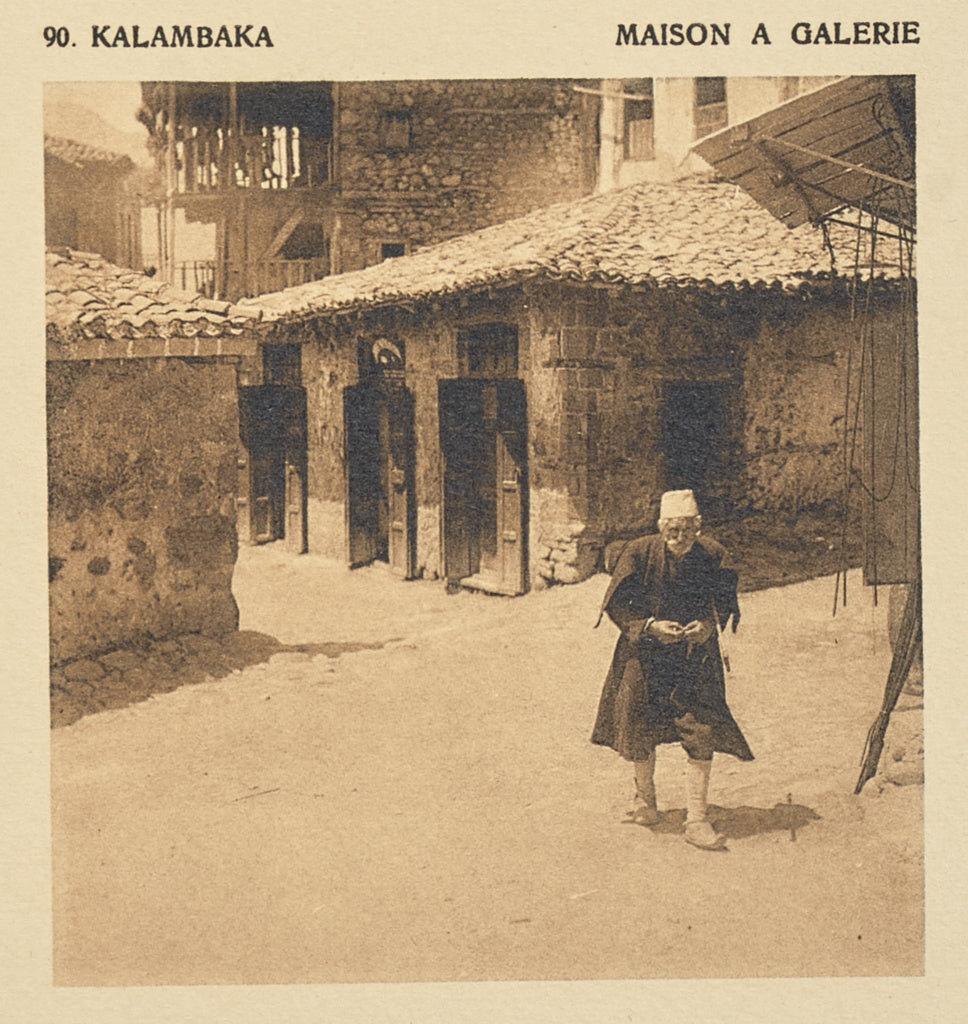 Frédéric Boissonnas:Kalambaka. Maison à galerie, Poster Print Wall Art