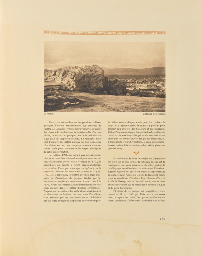 Frédéric Boissonnas:Athènes. L'Aréopage et le Théseion, Poster Print Wall Art