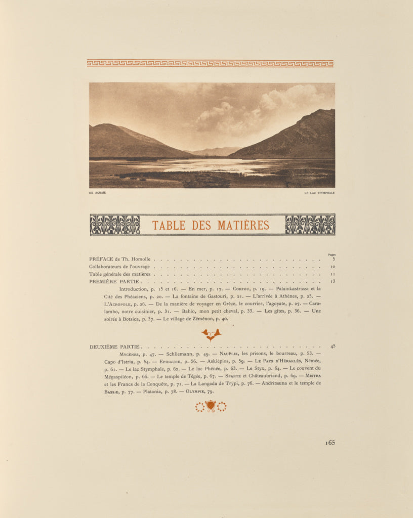 Frédéric Boissonnas:Achaïe. Le lac Stymphale, Poster Print Wall Art