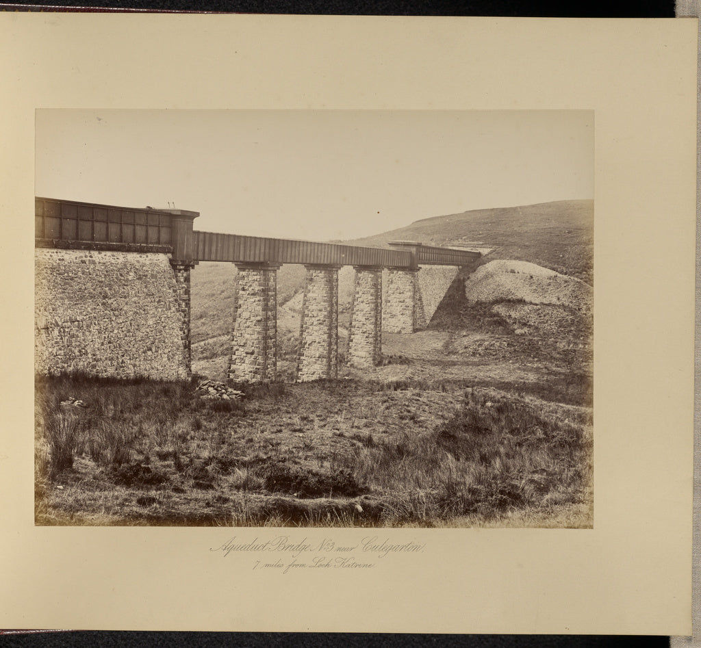 Thomas Annan:Aqueduct Bridge, No. 3, near Culegarton, Poster Print Wall Art