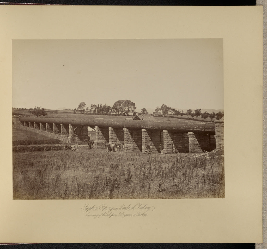 Thomas Annan:Syphon Piping in Endrick Valley, Poster Print Wall Art