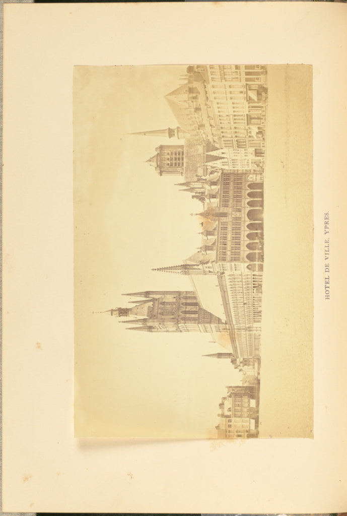 Cundall & Fleming:Hotel de ville, Ypres, Poster Print Wall Art