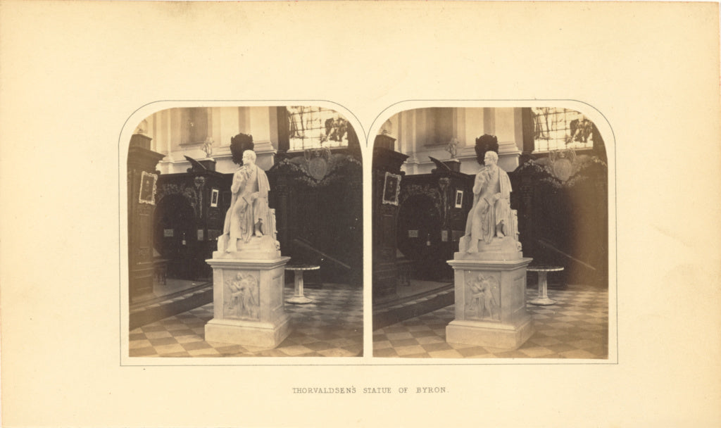 Ernest H. Edwards:Thorvaldsen's Statue of Byron, Poster Print Wall Art