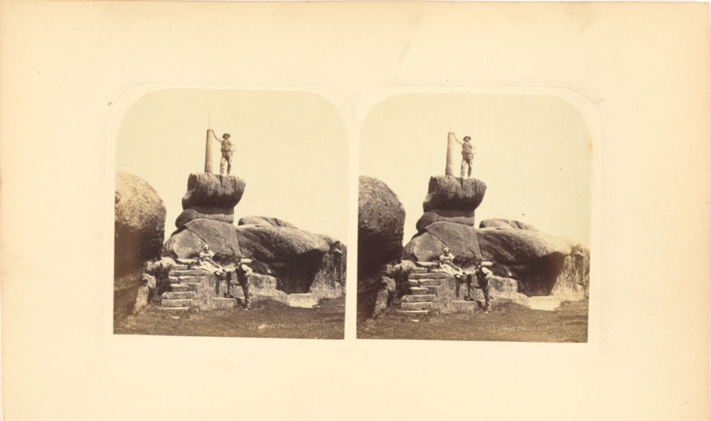 Unknown maker:The Rowtor Rocks, Derbyshire, Poster Print Wall Art