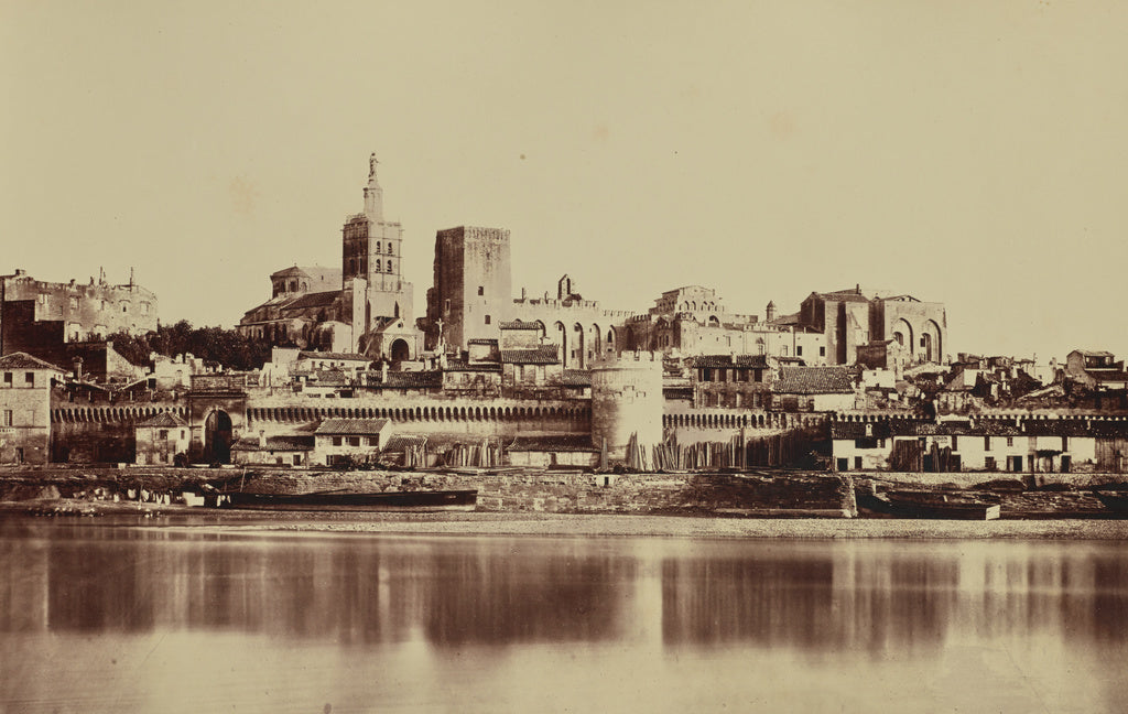 edouard Baldus:Avignon., Poster Print Wall Art