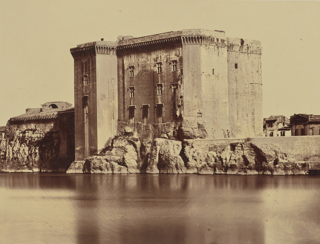 edouard Baldus:Tarascon. Château, Poster Print Wall Art
