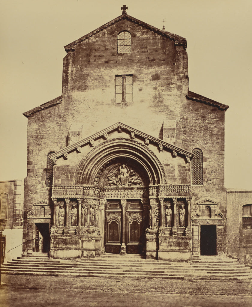 edouard Baldus:Arles. St Trophime, Poster Print Wall Art