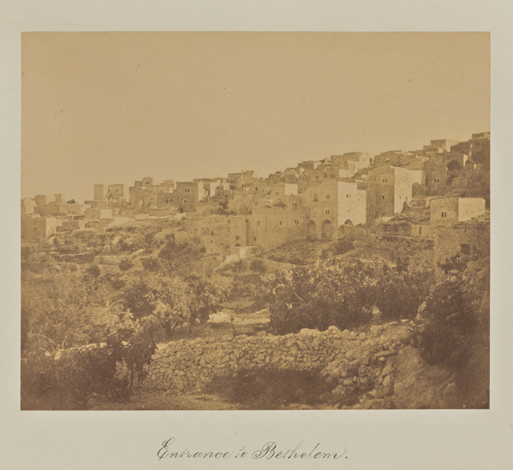 Reverend George Wilson Bridges:Entrance to Bethelem., Poster Print Wall Art