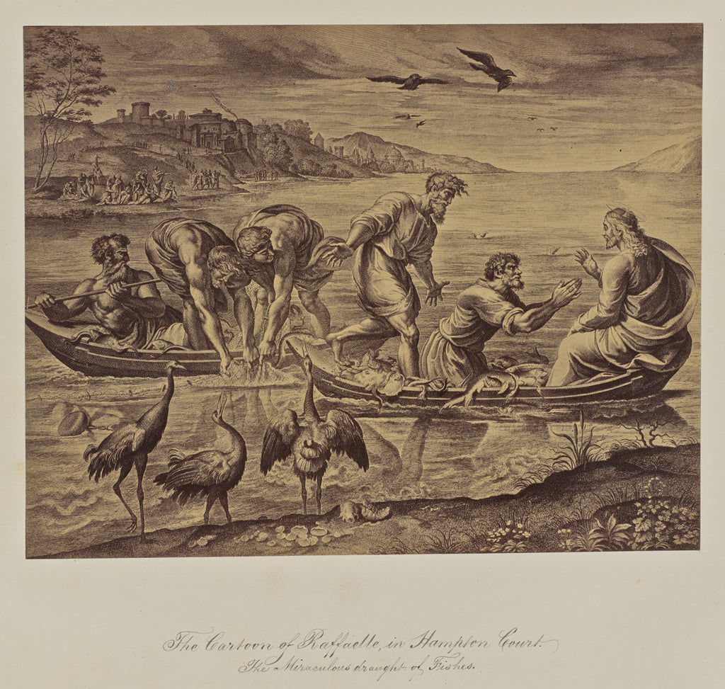 Leonida CaldesiAttributed to:The Cartoon of Raffaelle in Ham, Poster Print Wall Art