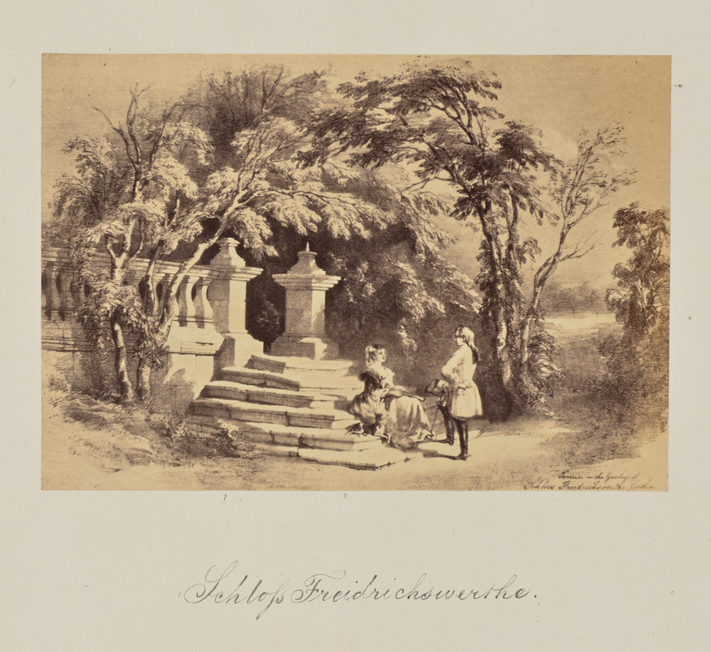 Unknown:Schloss Freidrichswerthe., Poster Print Wall Art
