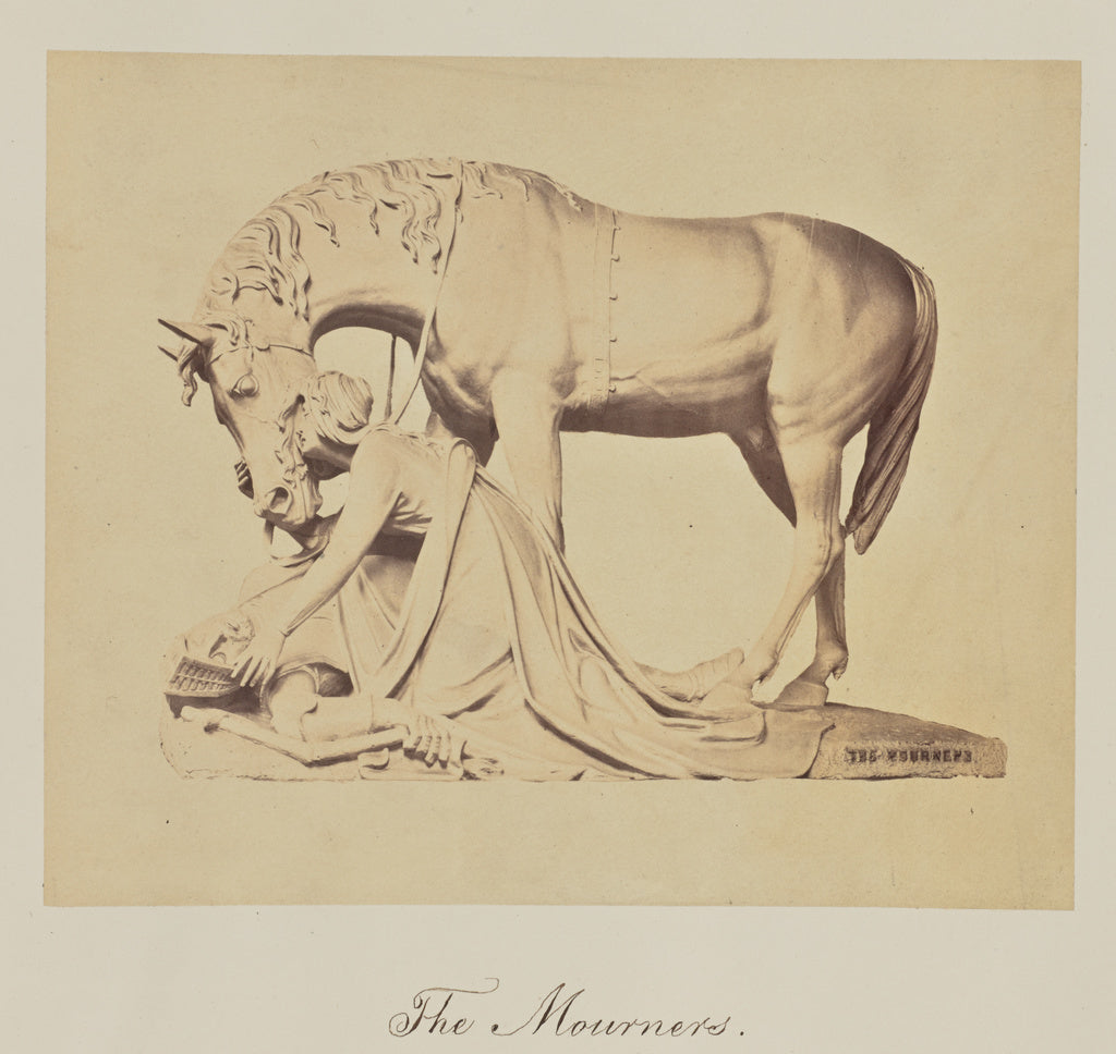 Unknown:The Mourners., Poster Print Wall Art