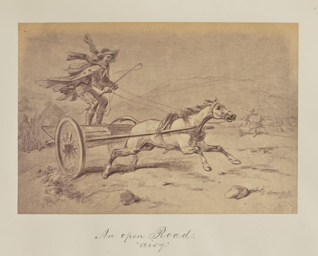 Unknown:An open Road. "aisy"., Poster Print Wall Art