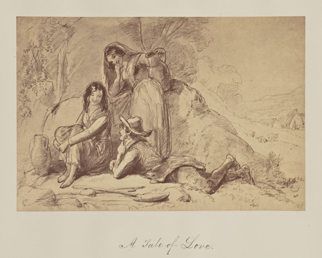 Unknown Artist:A Tale of Love., Poster Print Wall Art