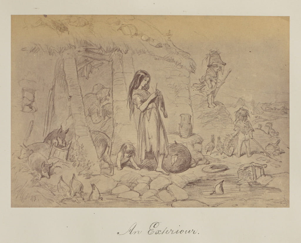 Unknown:An Exteriour (sic)., Poster Print Wall Art