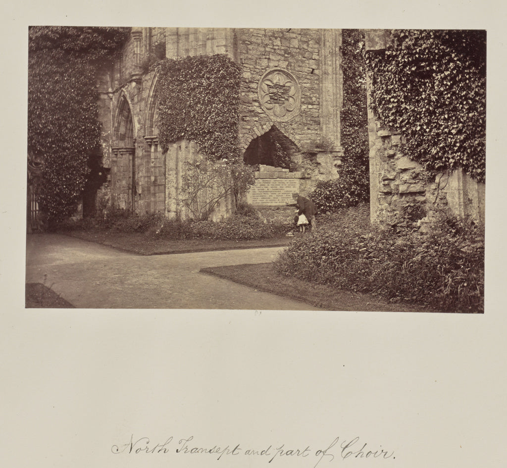 Unknown:North Transept and part of Choir., Poster Print Wall Art