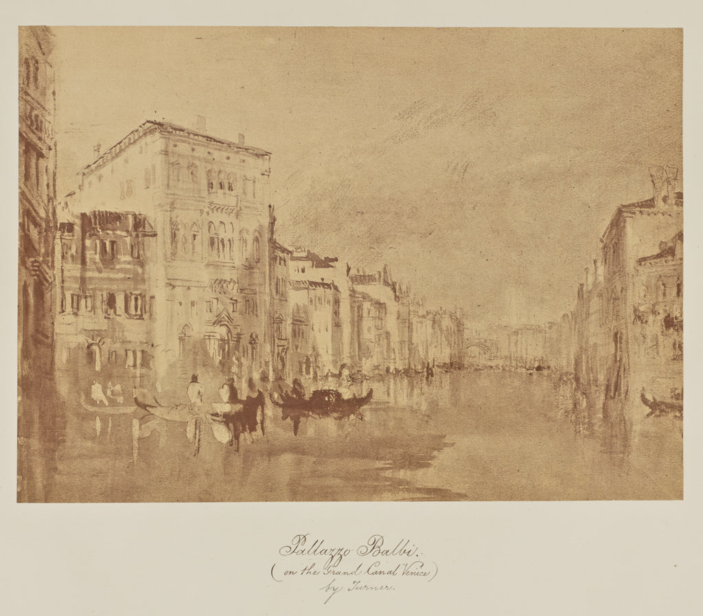 Caroline Bertolacci:Pallazzo Balbi. (on the Grand Canal Veni, Poster Print Wall Art