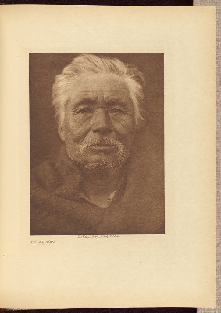 Edward S. Curtis:The Old Makah, Poster Print Wall Art