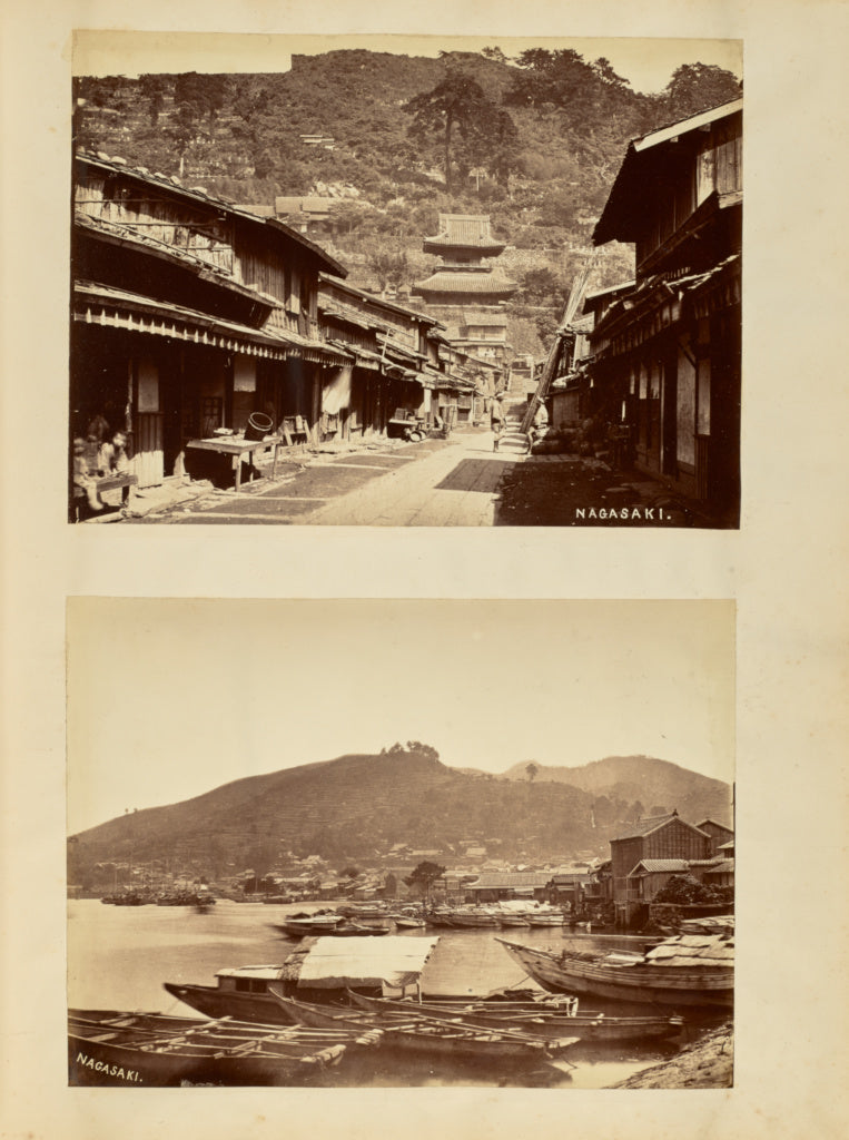 Felice BeatoAttributed to:Nagasaki, Poster Print Wall Art