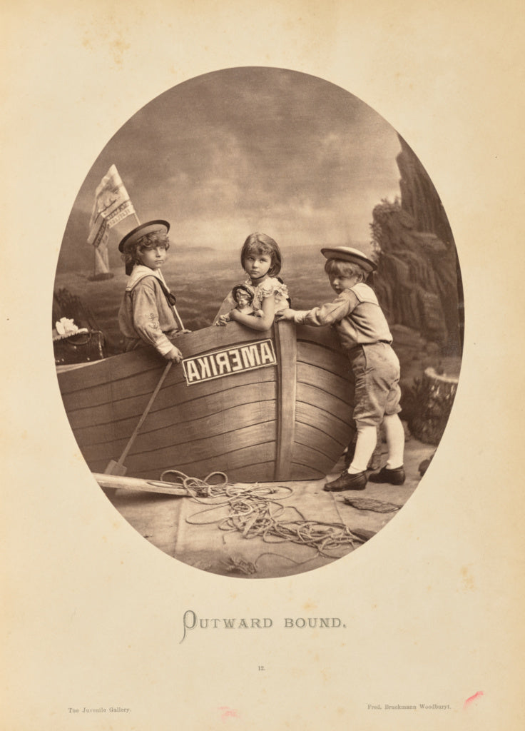 Friedrich Bruckmann:Outward bound, Poster Print Wall Art