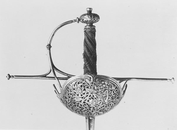 Cup-Hilted Rapier c1650–75, Poster Print Wall Art