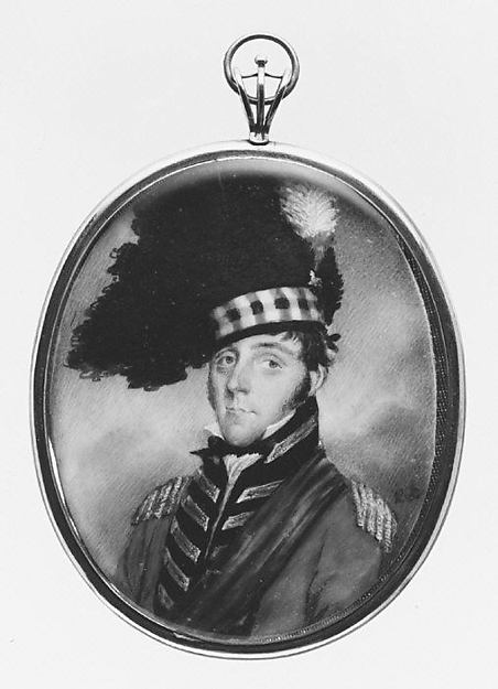British Painter:Portrait of an Officer -16x12"(A3) Poster