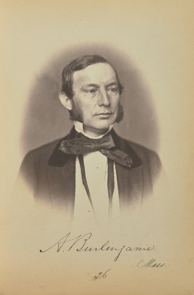 James Earle McClees:Anson Burlingame, Poster Print Wall Art