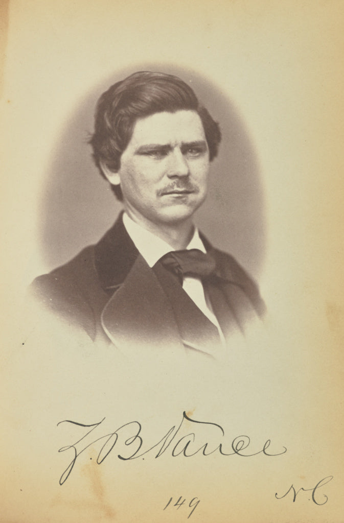 James Earle McClees:Zebulon B. Vance, Poster Print Wall Art