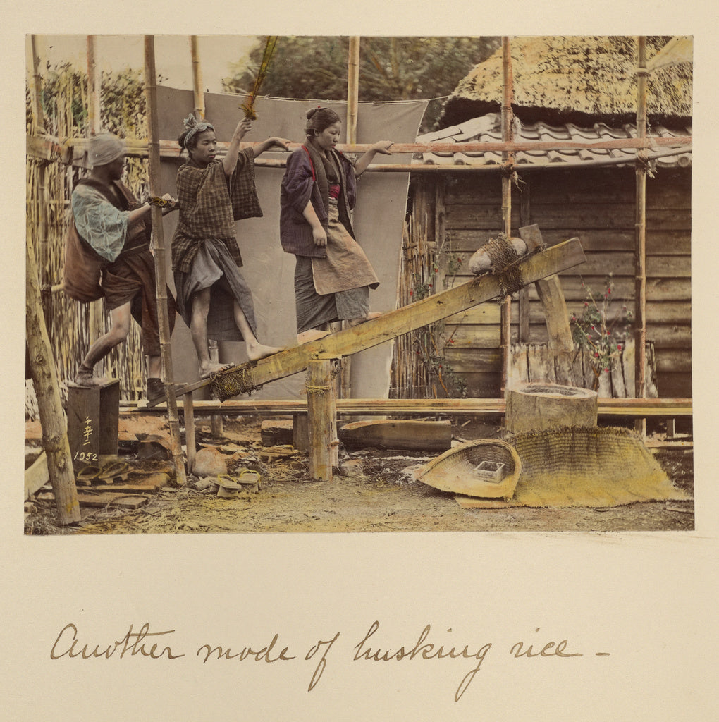 Shinichi Suzuki:Another Mode of Husking Rice, Poster Print Wall Art