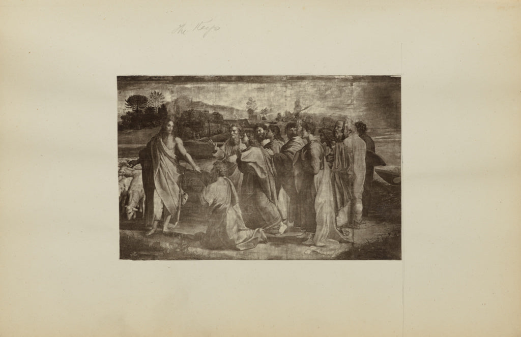 Unknown maker:["Christ's Charge to Peter (Matthew 16:18-19, , Poster Print Wall Art