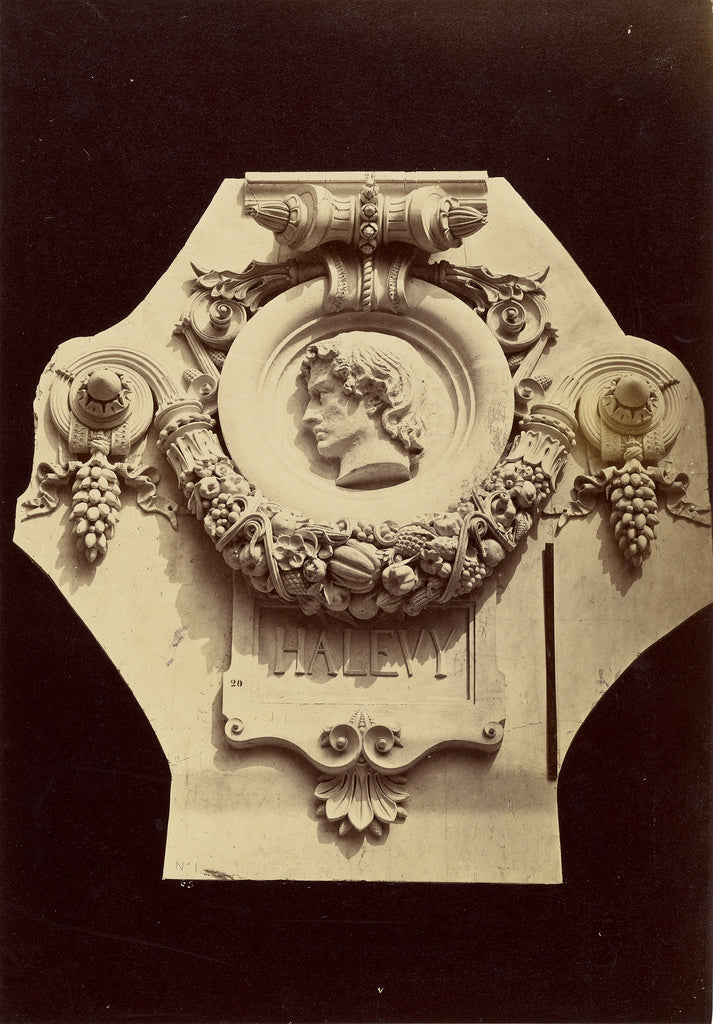 Louis-emile Durandelle:Médaillons - Tympans des arcades du , Poster Print Wall Art