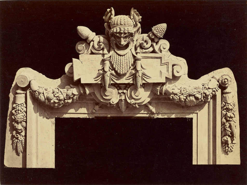 Louis-emile Durandelle:Couronnement des portes à l'extrémi, Poster Print Wall Art