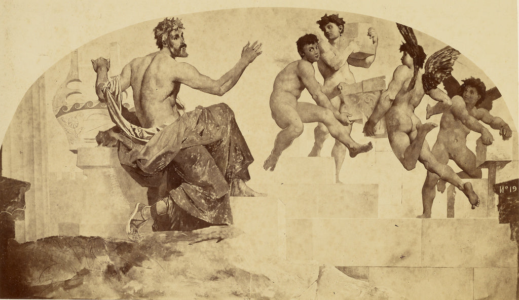 Louis-emile Durandelle:Amphion, Poster Print Wall Art