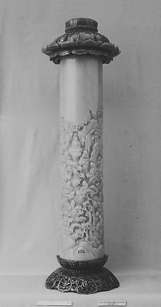 Buddhist Column, Poster Print Wall Art
