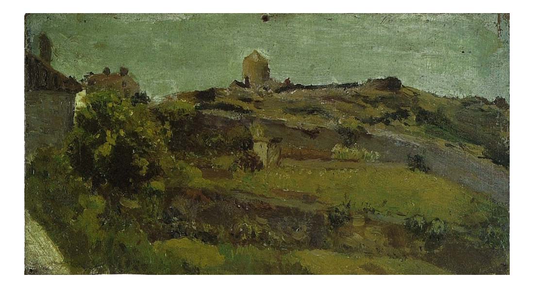 1895 Paysage by Pablo Picasso, vintage artwork, 16x12"(A3) Poster