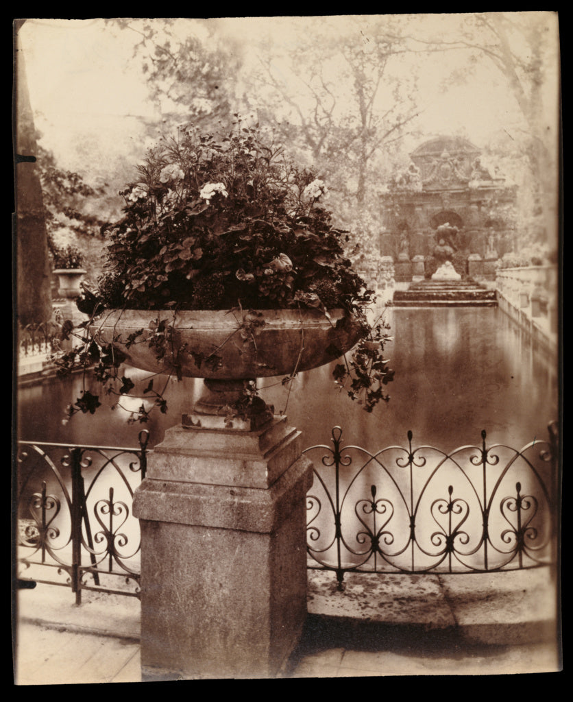 Eugène Atget:Luxembourg Gardens, Poster Print Wall Art