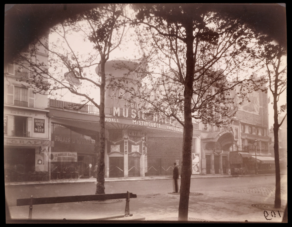 Eugène Atget:The Moulin Rouge, Poster Print Wall Art