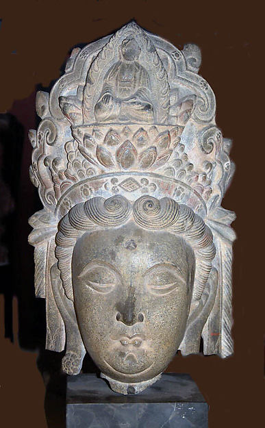 Head of Guanyin, Poster Print Wall Art