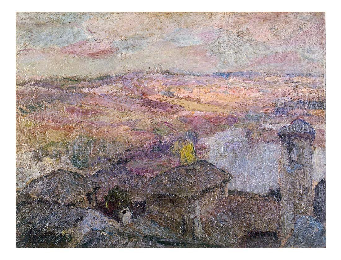 1900 Paysage Catalan by Pablo Picasso, vintage artwork, 16x12"(A3) Poster