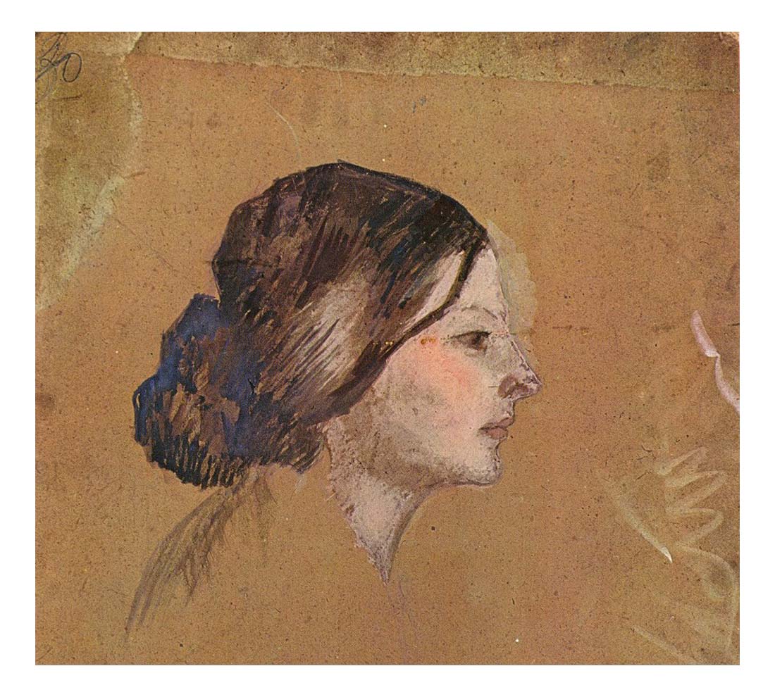 1904 Madeleine by Pablo Picasso, vintage artwork, 16x12"(A3) Poster