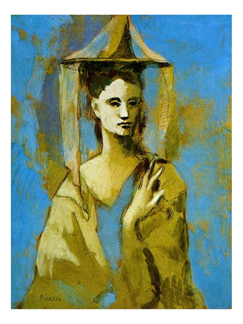 1905 Mallorquine by Pablo Picasso, vintage artwork, 16x12"(A3) Poster