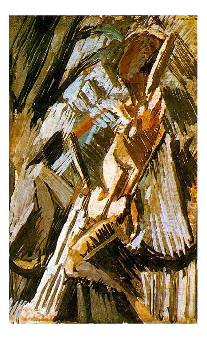 1908 Baigneuse by Pablo Picasso, vintage artwork, 16x12"(A3) Poster