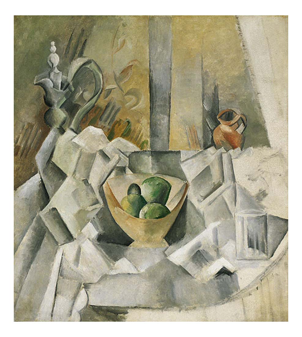 1909 Carafon, pot et compotier by Pablo Picasso, vintage artwork, 16x12"(A3) Poster