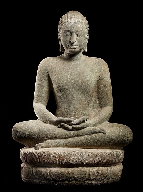 Buddha in Meditation late 6th–mid- 7th cent,16x12"(A3)Poster